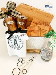 Welcome home decor & gifts. Custom Welcome Home Gift Basket Mae Designs Llc
