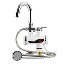 Llave Grifo Calentador Agua Eléctrico Lavaplatos Ducha