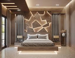 Adding curtains to the back of your bed is another easy way to decorate your bedroom. Osman Hasani On Behance