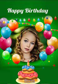 Denali's birthday is coming up. Free Online Birthday Card Maker With Photo Frames For Android Apk Download