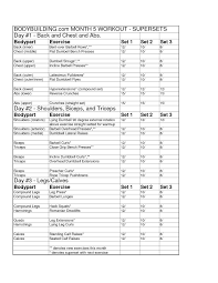This is often done by exercising each body part. Workout Log Template Excel Glendale Community