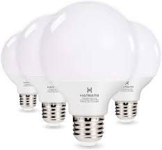 Hansang G25 Led Globe Light Bulbs 60w Equivalent 5000k Daylight White Eye Friendly Decorative Vanity Round Light Bulbs E26 Base Perfect For Vanity Makeup Mirror Droplight Floor Lamp Non Dimmable 4pack Amazon Com