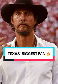 Matthew McConaughey is really the biggest Texas fan #texas #longhorns  #football #college @Donald Coletta