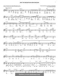 Marvin Gaye Tammi Terrell Ain T No Mountain Ain T No Mountain High Enough Marvin Gaye Tammi Terrell By N Ashford V Simpson On Musicaneo Marvin Gaye Tammi Terrell Lyrics And Chords