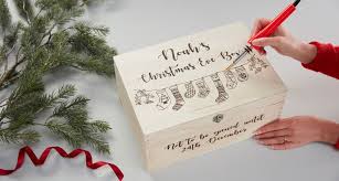 Ideas Hobbycraft Blog Diy Christmas Eve Box Personalised Christmas Eve Box Wooden Christmas Eve Box