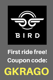 Bird Scooter First Ride Free Coupon Code Free Coupons Coding Coupons