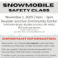 Snowmobiling Safety Class event image