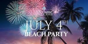 July 4th Beach Party