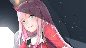 Zero two dump darling in the franxx album on imgur. Darling In The Franxx Green Eyes And Pink Hair Zero Two With Red Dress 4k Hd Anime Wallpapers Hd Wallpapers Id 41551