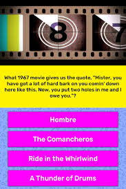 Do you know the secrets of sewing? What 1967 Movie Gives Us The Quote Trivia Answers Quizzclub