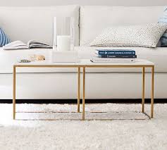 Explore 2 listings for furniture village sale coffee tables at best prices. Delaney 40 5 Rectangular Marble Coffee Table Pottery Barn