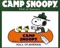Knott S Camp Snoopy Was A Seven Acre 28 000 M Amusement Park Located In The Center Of The Mall Of America Moa In Bloom Camp Snoopy Mall Of America Snoopy