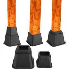 8pcs bed risers adjustable furniture raiser portable bed chair desk table sofa height raiser durable stackable heightener lift blocks 2 size walmart com furniture risers adjustable bed risers bed risers