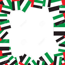 Before the uae formed a federation, the individual emirates all had flags that were mostly red. Uae Flag Frame United Arab Emirates Symbol Vector Illustration Royalty Free Cliparts Vectors And Stock Illustration Image 148115601
