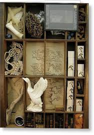 Pedigree Of Man By Karen Malcolm In 2020 Box Art Assemblage Art Box Assemblage