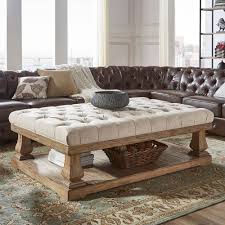 Weston Home Galvin Tufted Linen Cocktail Table Beige Walmart Com In 2020 Weston Home Tufted Ottoman Coffee Table Coffee Table