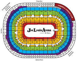 Joe Louis Arena Seating Chart 708c9869cc8 Good Selling