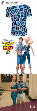 Blue Leopard Print Polo Ken Toy Story 3 Costume Barbie Costume Leopard Print Toy Story 3