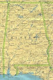 Alabama counties and county seats Alabama Maps Perry Castaneda Map Collection Ut Library Online