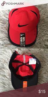 Nike Dri Fit Hat Fitted Hats Nike Accessories Red Nike