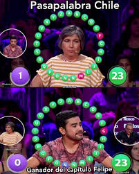 Maybe you would like to learn more about one of these? Ricardo Pincheira Ar Twitter Felipe Gamboa Esta Imparable Gano Nuevamente El Capitulo De Pasapalabra Marcela Jara Y Felipe Gamboa Obtuvieron 23 Aciertos Pero Felipe 1 Menos Mala Dbat Pasapalabra Chv Chile Rosco