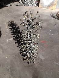 Metal cactus yard art recycled saguaro sculpture las vegas bunatime. Pin By Julie Mccarthy On Scrap Metal Flowers Art Garden Art Sculptures Metal Flowers Flower Art