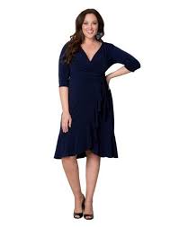 Whimsy Wrap Dress 0x Navy Blue Kiyonna Simple Dress Easily Accessorized Cocktail Dresses With Sleeves Plus Size Dresses Australia Plus Size Dresses