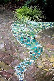 Faszinierenden Einzigartigen Garten Handwerk Ideen Garten Gartenplanung Gartenideen Mosaikgarten Beetumrandungen Mosaik Diy