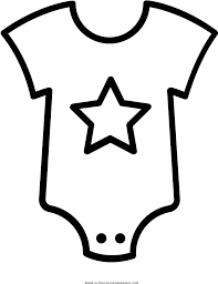 One page with blank baby onesie gift tags so you can edit in your own messages. Baby Clothes Coloring Page Baby Clothes Drawing Clipart Full Size Clipart 1351939 Pinclipart