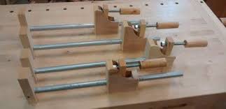 Wood lathes can be a lot of fun to use, and creating your own pens, chess pieces, wooden ornaments or homemade bowls can give you a sense of great pride if you're the kind of person who doesn't shy away from a diy challenge, it's possible to construct your own lathe at home for a fraction of the price. Homemade Clamps Woodworking Shop Projects Woodworking Diy Wood Projects Furniture