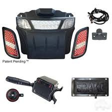 Ezgo Rxv Golf Cart Led Light Bar Tail Light Kit Wheelz Custom Carts Accessories