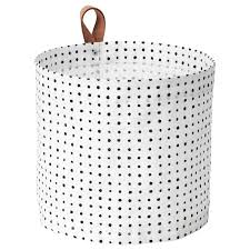 Plumsa Pojemnik Bialy Czarny Sprawdz Szczegoly Produktu Ikea Ikea Laundry Basket Storage Baskets Ikea