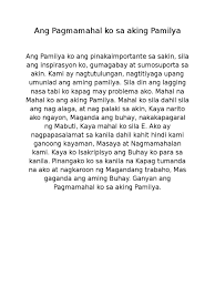 Check spelling or type a new query. Ang Pagmamahal Ko Sa Aking Pamilya