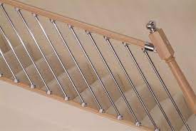 The armrest may be made of wood, painted or stainless steel. Axxys Chrome 6 X Rake Spindles Axs758ch6 Axxys Chrome Stair Rake Tubes 6 Pack For Modern Stairca Staircase Spindles Modern Staircase Modern Staircase Railing