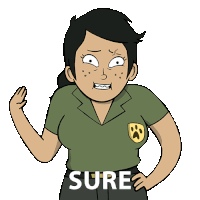 Sure Abbie Higgins Sticker