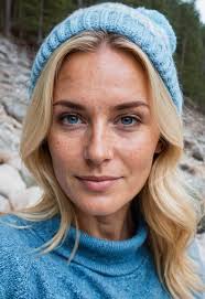 And we love freckles, not blonde hair.