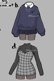 Learn how to draw anime clothes pictures using these outlines or print just for coloring. Pin By Qristine Chechentsova On Bocetos Fashion Design Sketches Drawing Anime Clothes Art Clothes