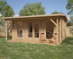 Holzhaus Costa A 19 M2 5 X 5 M 70 Mm Hansagarten24 Sommerhaus Holzhaus Gartenhaus