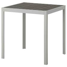 Sjalland Bord Utendors Mork Gra Lys Gra Ikea Utendors Ikea Bordplater