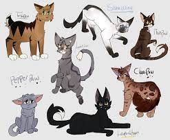 Rainwood Rp Characters Including Turtlepaw Stonewing Thornpaw Lavender Pepperpaw Leopardheart And Clove Warrior Drawing Warrior Cat Drawings Warrior Cats