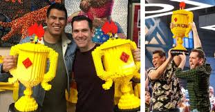 Lego masters is an australian reality television show based on the british series of the same name in which teams compete to build the best lego project. Meet The Guys Who Won Lego Masters Season 1 Last Year Tv Week