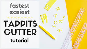 These simple tricks result in gorgeous. Easiest Tappits Cutter Tutorial How To Use Tappits Cutters The Quick Easy Method Youtube