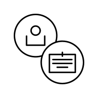 Files with the ico extension are commonly used by the microsoft windows operating system in order to display a picture that is used for a computer icon. User Id Icons Download Free Vector Icons Noun Project