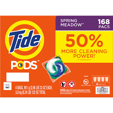 Tide Pods Laundry Detergent Spring Meadow 168 Ct Costco