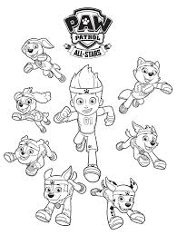 Free Paw Patrol Coloring Pages Happiness Is Homemade Paw Patrol Coloring Pages Paw Patrol Coloring Star Coloring Pages