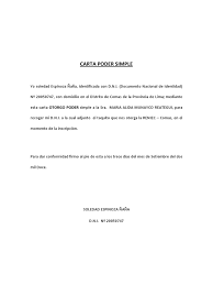 Ejemplos de carta poder simple en formato word. Carta Poder Sencilla Modelo De Autorizacion Simple Word Modelo De Informe
