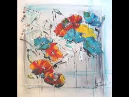 In diesem video zeige ich dir 2. Acrylmalerei Fur Anfanger Blumen Painting For Beginners Flowers Youtube Floral Paintings Acrylic Acrylic Painting For Beginners Floral Painting