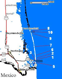 Mustang island state park map. South Padre Island Texas Surf Map Surf Spots Biggest Best Waves