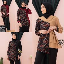 Model baju atasan batik kerja berwibawa. Harga Atasan Batik Terbaik Juli 2021 Shopee Indonesia