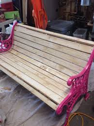 Garden Bench Redo Hot Pink Pallet Coffee Table Coffee Table Decor